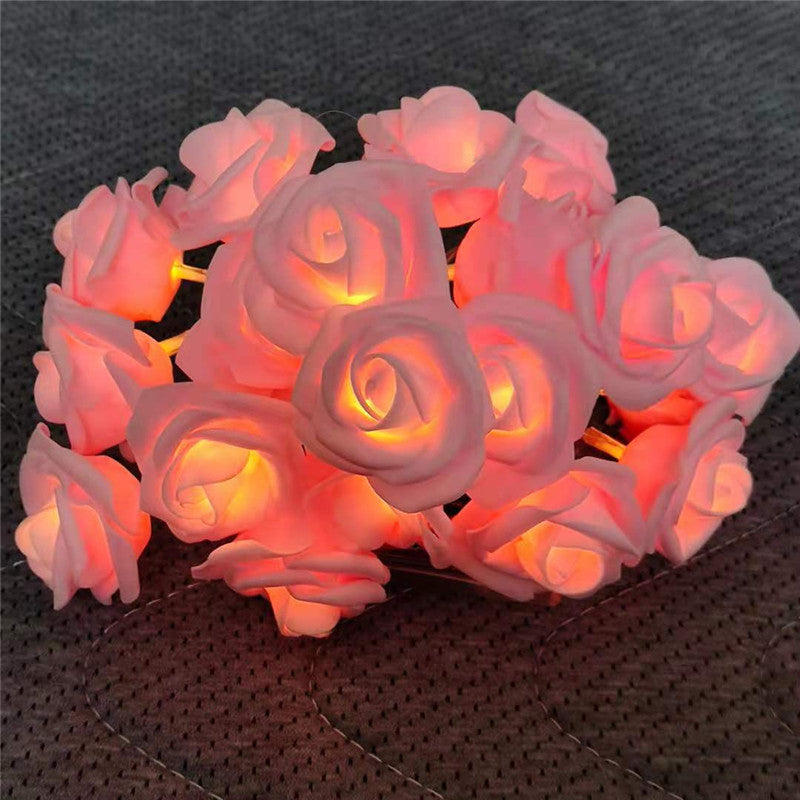 Rosas de LED para decoração