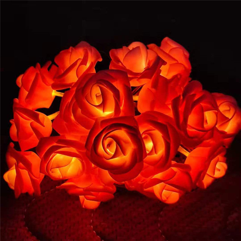 Rosas de LED para decoração