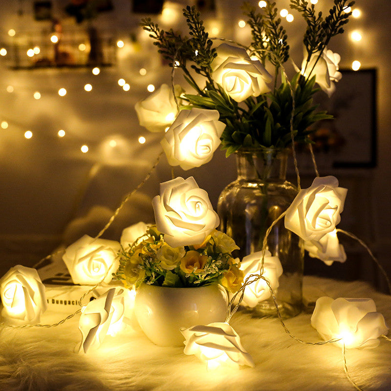 Rosas de LED para decoração